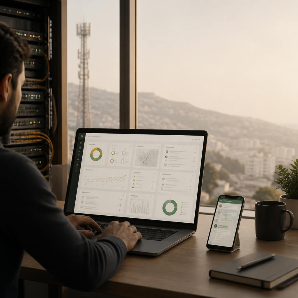A Lebanese ISP with ~2,000 customers case study